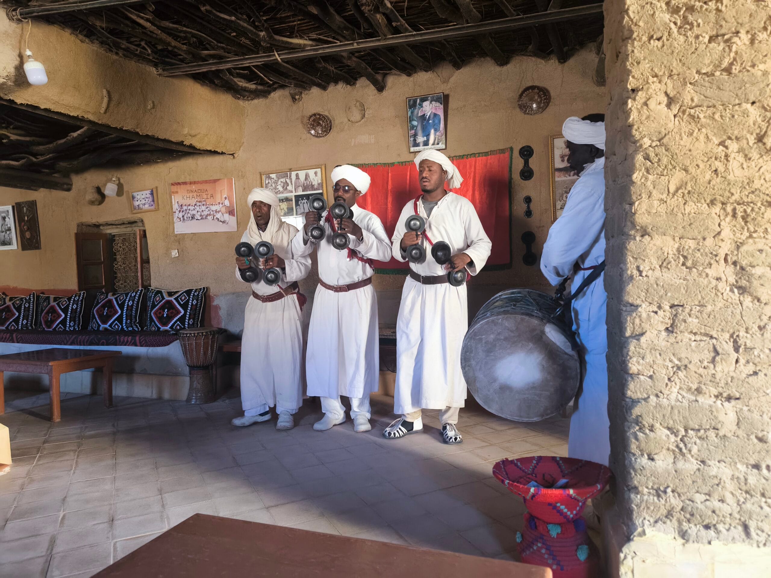 Village khamliya in Merzouga groupe gnaoua