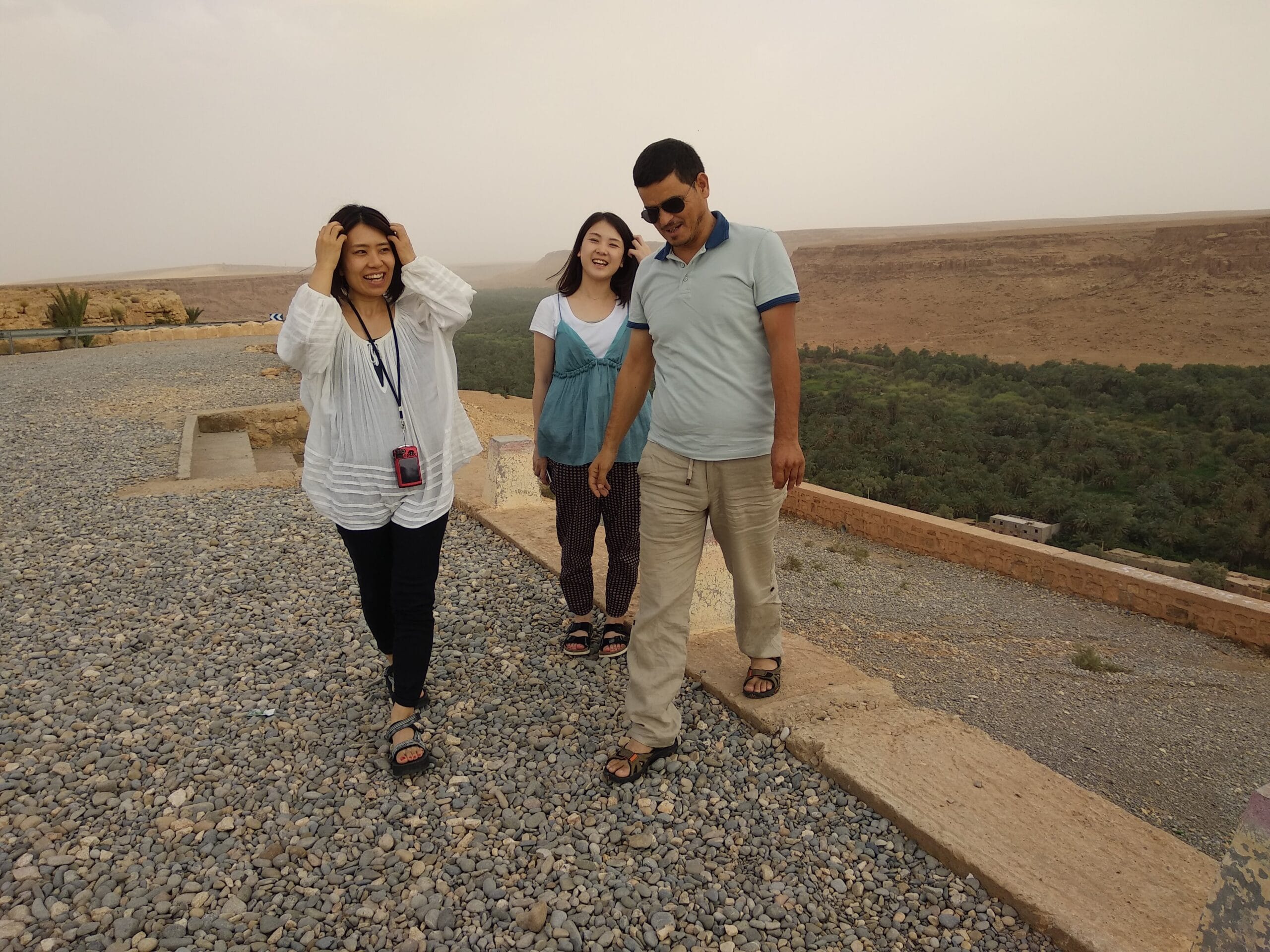 Travelers enjoying a guided tour experience in Morocco