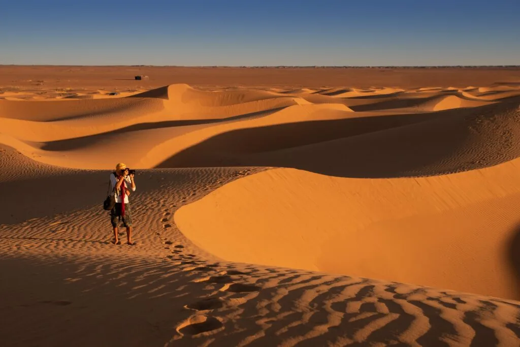 Big dune of Merzouga Erg chebbi Morocco